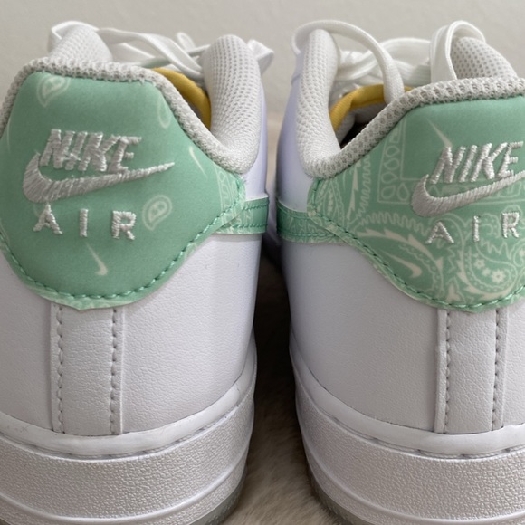 🆕 NIKE Air Force 1 LV8 GS Casual Sneaker White/Phantom/Mint Foam Low Cut Unisex - Picture 11 of 15